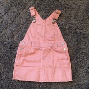 Baby Gap pink overall dress
